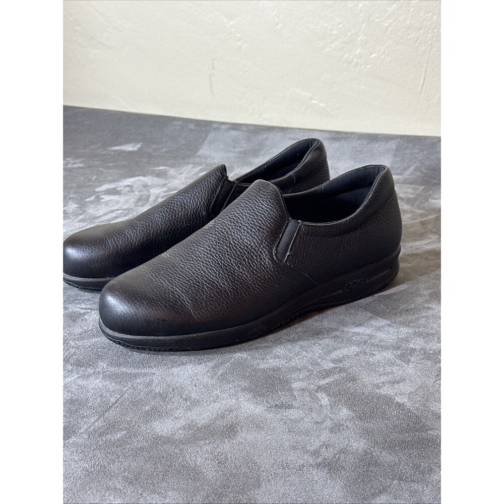 8.5 M Black Slip On Work Shoes Women’s SAS LOAFERS NON SLIP Leather